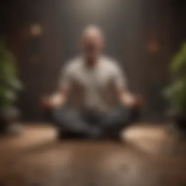 Mindfulness in Anger Management Illustration depicting mindfulness practices