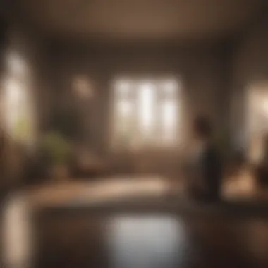 Creating a Calm Space Calm environment with soft lighting