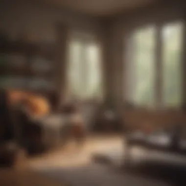 Knowledge and Comfort A cozy reading nook with books on mental health and wellness