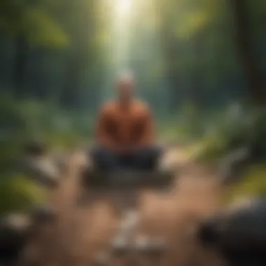 Diverse Paths to Mindfulness An illustration showcasing various meditation techniques.