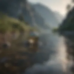 A serene landscape illustrating calmness and clarity.