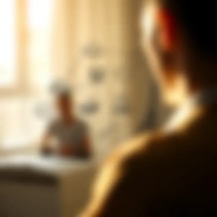 An illustration showing various coping mechanisms and techniques