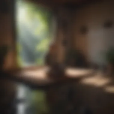 Tranquility Through Mindfulness Mindfulness practice in a tranquil setting