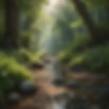 Nature's Role in Anxiety Management A peaceful scene of nature illustrating the importance of environment in reducing anxiety.