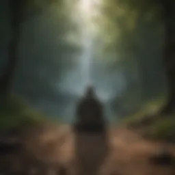 A serene landscape symbolizing peace amidst fear