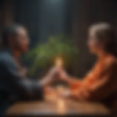 The Power of Shared Interests A visual representation of shared interests connecting individuals