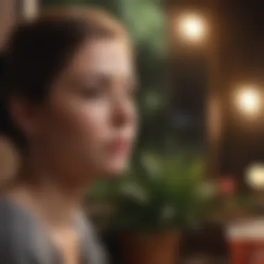 A thoughtful individual contemplating their dating journey
