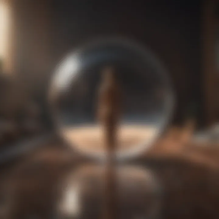 An abstract representation of self-reflection