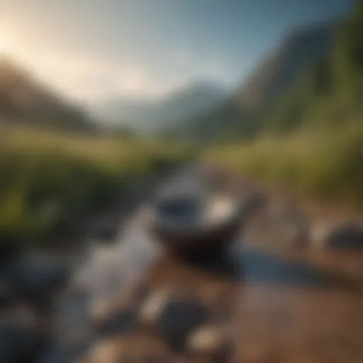 A tranquil landscape symbolizing inner peace