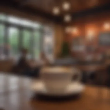 Fostering Connections in Comfortable Spaces A cozy coffee shop setting with engaging conversations
