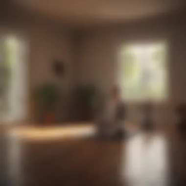 Cultivating Mindfulness and Self-Reflection A peaceful meditation space for enhancing mindfulness