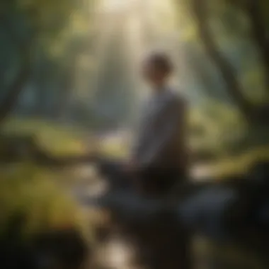 Embracing Mindfulness Mindfulness practice in a tranquil setting