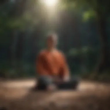 Mindfulness in Practice Meditation session depicting mindfulness practices for emotional health