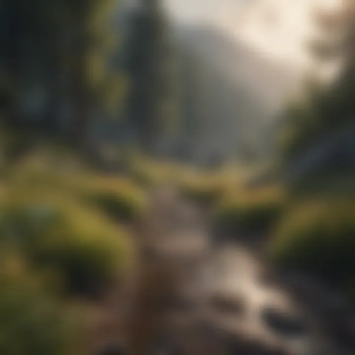 A serene landscape illustrating the journey towards emotional healing