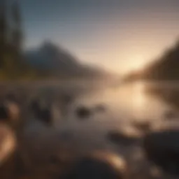 A serene landscape symbolizing emotional calmness