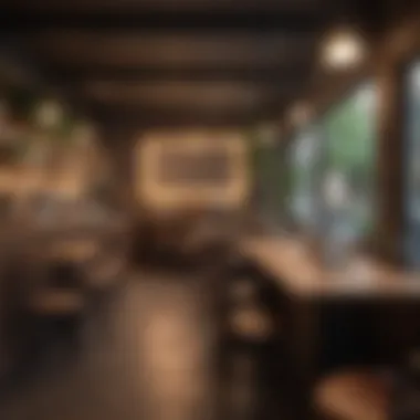 Café for Social Interaction A cozy café setting where friendships can blossom