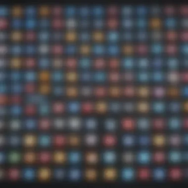 Social Media Icons for Modern Networking A collage of social media icons facilitating connections