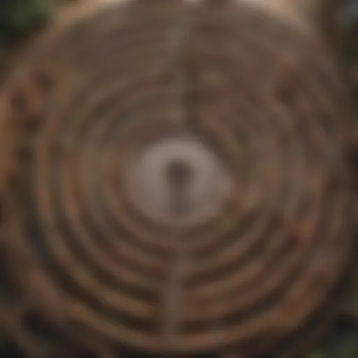 A maze symbolizing the complexity of finding a therapist