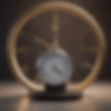 The Time Challenge in Therapy Access A clock representing time constraints in seeking therapy
