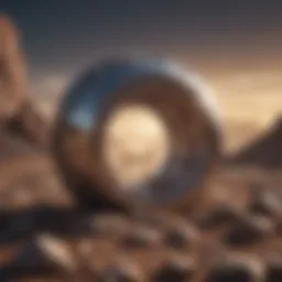 An abstract representation of entrapment with geometric shapes