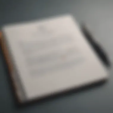 Close-up of a journal and pen symbolizing self-reflection