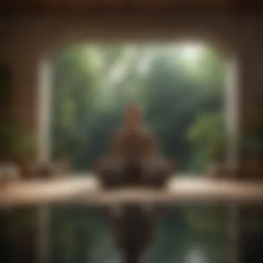 Creating a Peaceful Meditation Environment A serene meditation space filled with calming elements