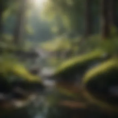 Finding Clarity in Nature A serene landscape representing inner peace and clarity