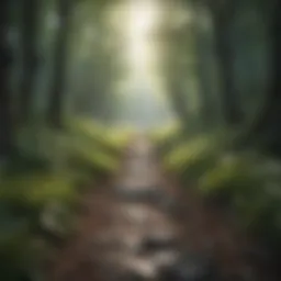 A serene landscape symbolizing emotional recovery.