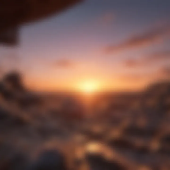 A vibrant sunrise representing new beginnings and personal growth