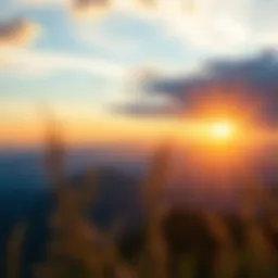 A serene landscape representing inner peace and self-discovery