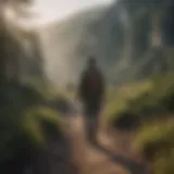 A serene landscape symbolizing self-discovery