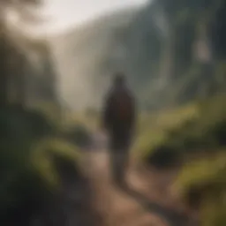 A serene landscape symbolizing self-discovery