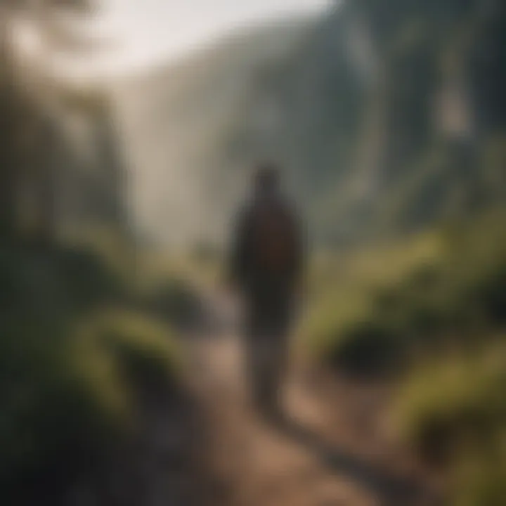 A serene landscape symbolizing self-discovery