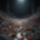 An abstract representation of chaos and tranquility