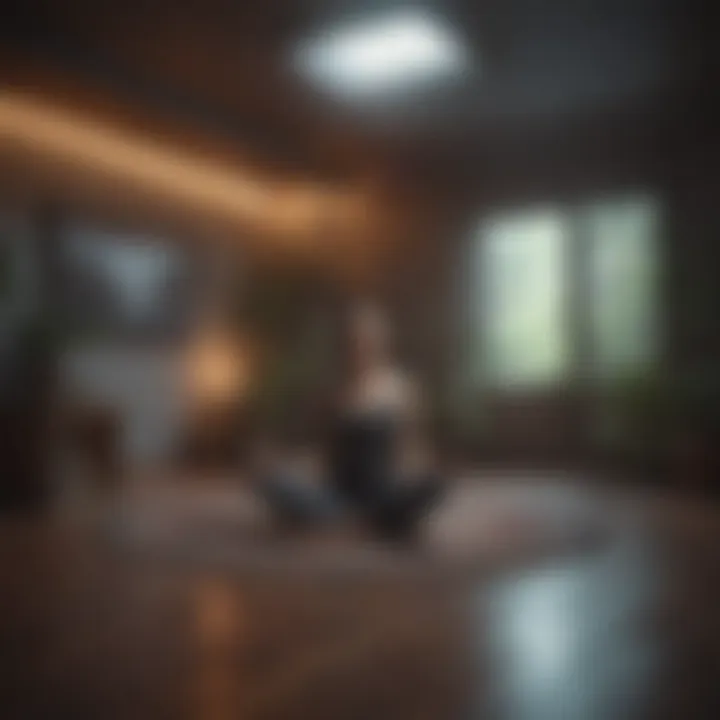 Meditation space highlighting mindfulness practice