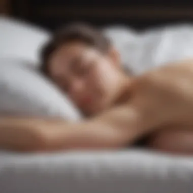 Optimal Alignment for Back Sleeping to Facilitate Slumber Relaxed figure lying on their back with proper alignment