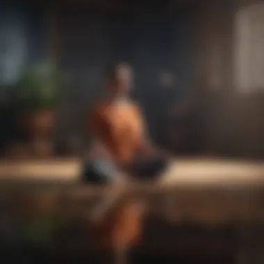 Mindful Meditation A person meditating to enhance self-awareness and emotional control