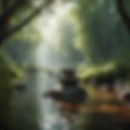 A serene landscape illustrating tranquility and peace