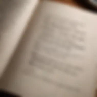 The Power of Written Reflection Close-up of a journal with motivational quotes