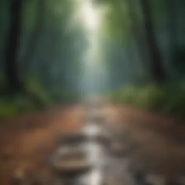 Achieving Mental Clarity: A Path to Well-Being Abstract representation of mental clarity and focus