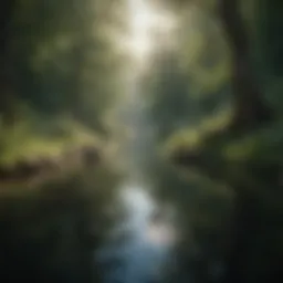 A serene landscape representing hope and tranquility.