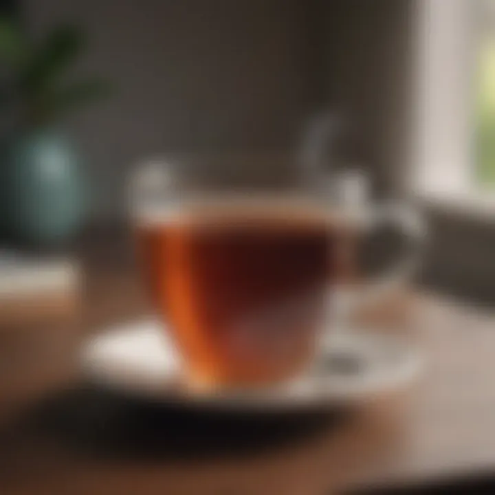 A close-up of a comforting cup of tea