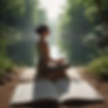 Reflection and Growth through Journaling A person journaling their thoughts and feelings