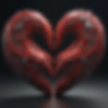Complex Nature of Love An abstract representation of love's complexity