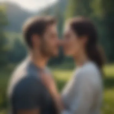 Emotional Depth of Love A serene landscape symbolizing emotional depth