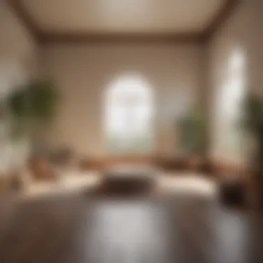 Tranquil Meditation Space A tranquil space filled with natural light and soft cushions for meditation.