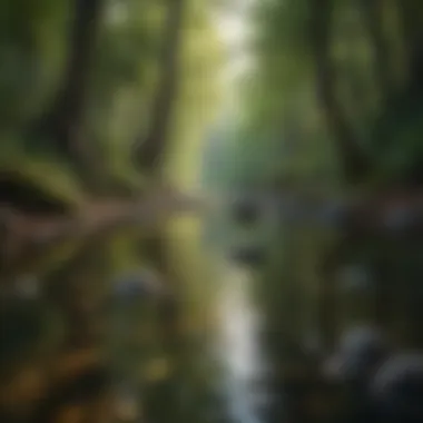 Nature's Harmony: A Source of Peace Nature scenery promoting tranquility