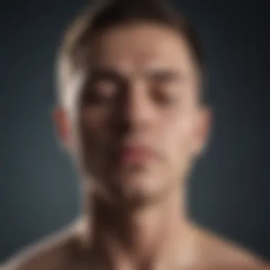 Harnessing Calm Through Breathing A calm person practicing deep breathing techniques