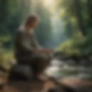 Embracing Natural Serenity Nature scene depicting harmony and peace
