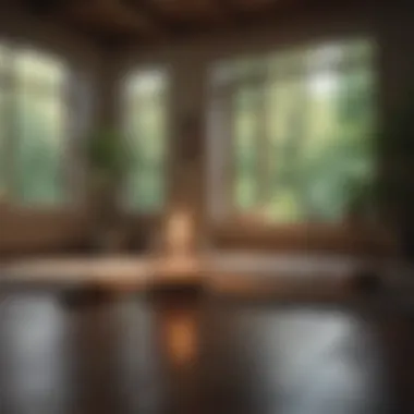 Creating a Peaceful Space Calm environment ideal for guided meditation and relaxation.